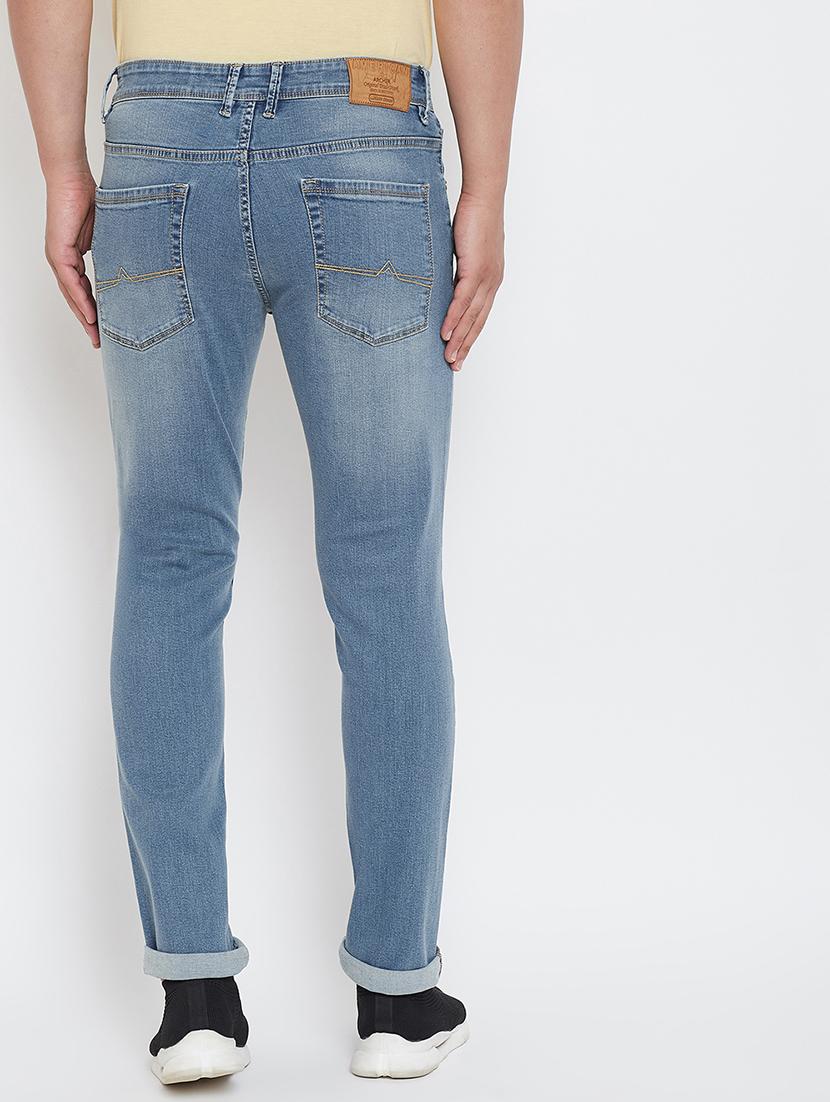 blue light washed denim jeans - 17263451 - Zoom Image - 4