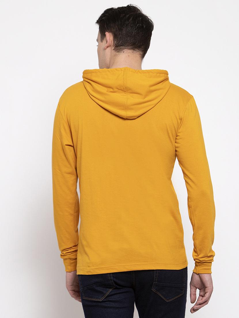 mustard front print t-shirt - 17263813 - Zoom Image - 3