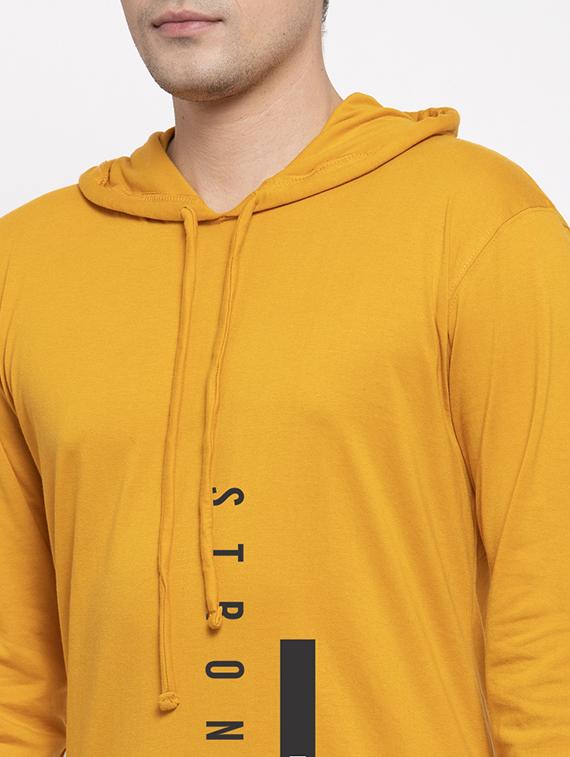 mustard front print t-shirt - 17263813 - Zoom Image - 5