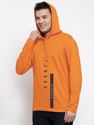 orange front print t-shirt - 17263851 - Standard Image - 2
