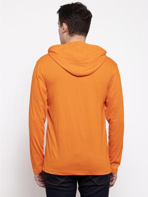 orange front print t-shirt - 17263851 - Standard Image - 3