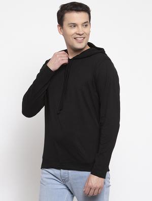 black solid t-shirt - 17263971 - Standard Image - 2