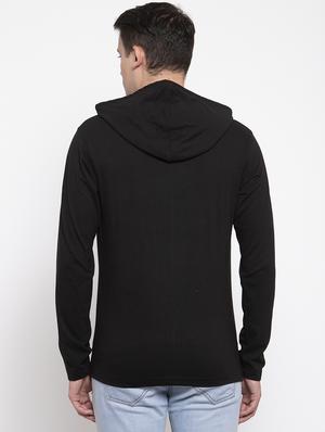 black solid t-shirt - 17263971 - Standard Image - 3