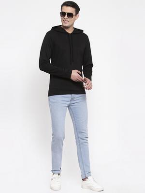 black solid t-shirt - 17263971 - Standard Image - 4