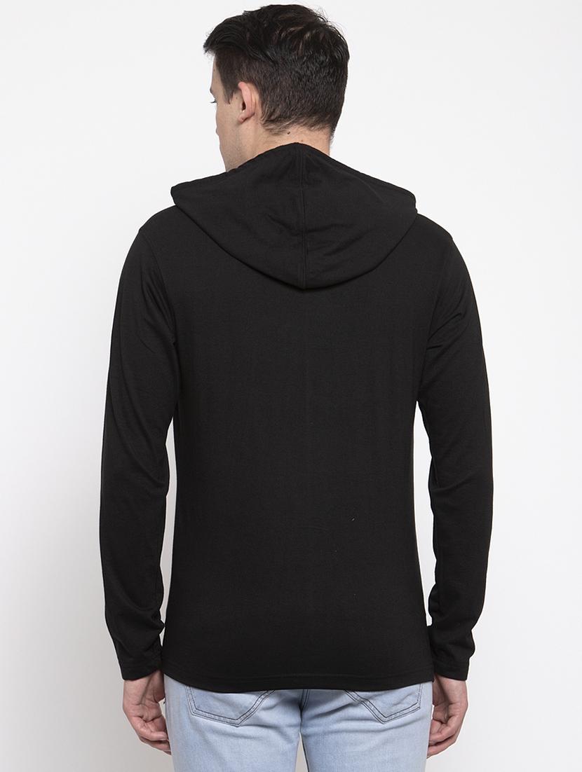 black solid t-shirt - 17263971 - Zoom Image - 3