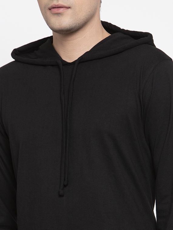 black solid t-shirt - 17263971 - Zoom Image - 5