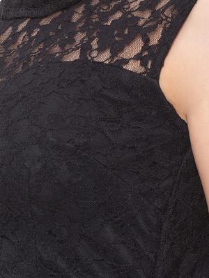 cut out back laced maxi dress - 17264066 - Standard Image - 4