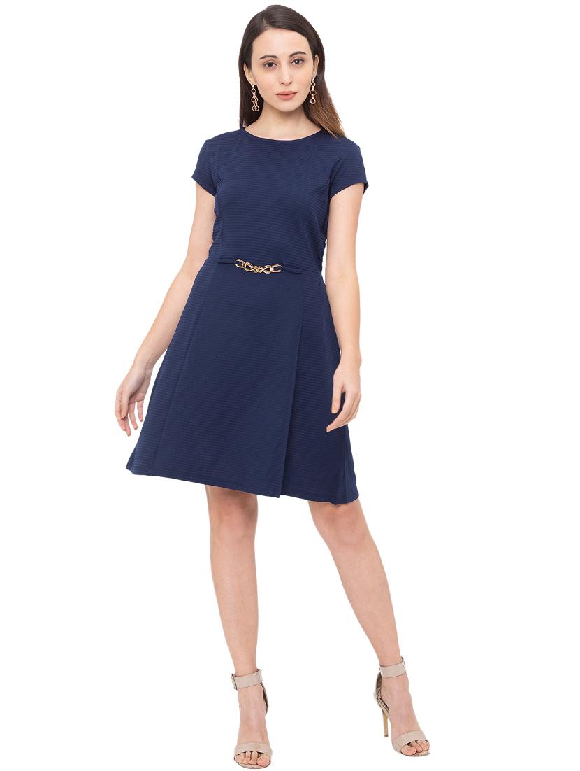 chain embellished a-line dress - 17264071 - Zoom Image - 4