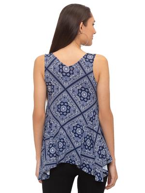 floral asymmetric top - 17264197 - Standard Image - 3