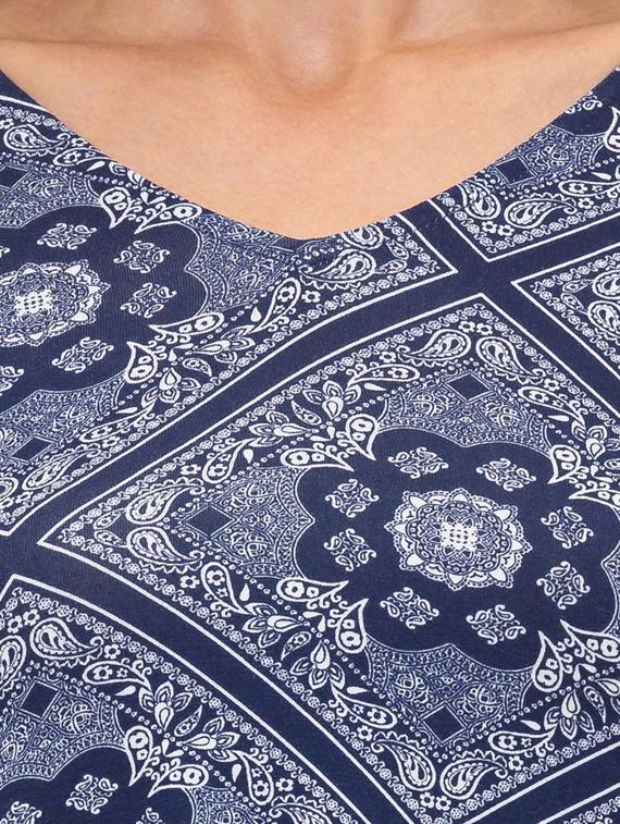 floral asymmetric top - 17264197 - Zoom Image - 5