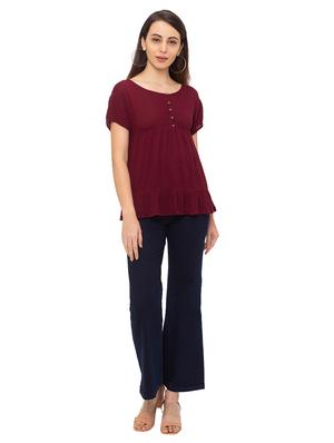 styled back solid top - 17264200 - Standard Image - 4