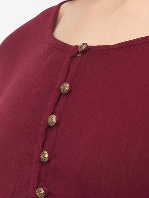 styled back solid top - 17264200 - Standard Image - 5