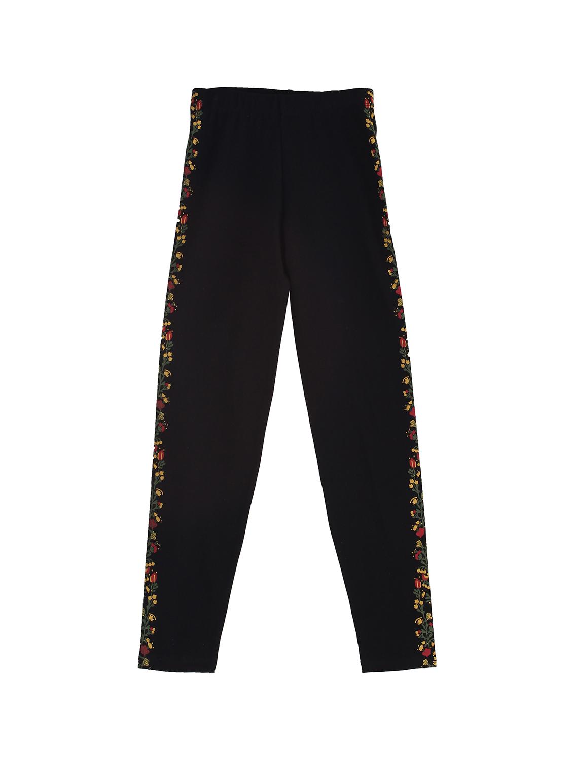 black cotton blend jegging - 17264407 - Zoom Image - 2