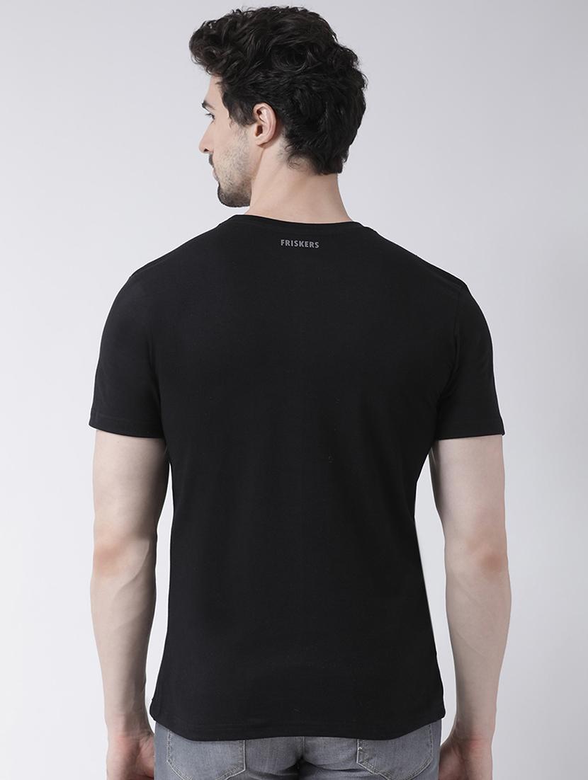 black solid t-shirt - 17264515 - Zoom Image - 3