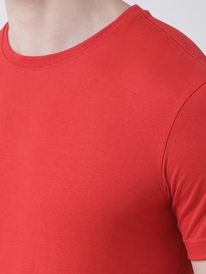 red solid t-shirt - 17264517 - Standard Image - 4