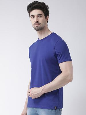 blue solid t-shirt - 17264519 - Standard Image - 2