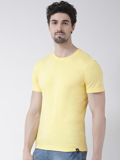 yellow solid t-shirt - 17264520 - Standard Image - 1