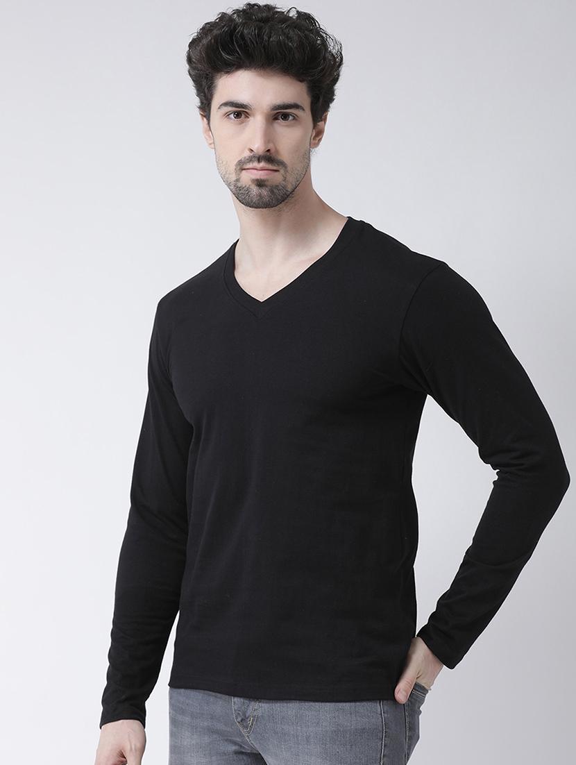 black solid t-shirt - 17264528 - Zoom Image - 2