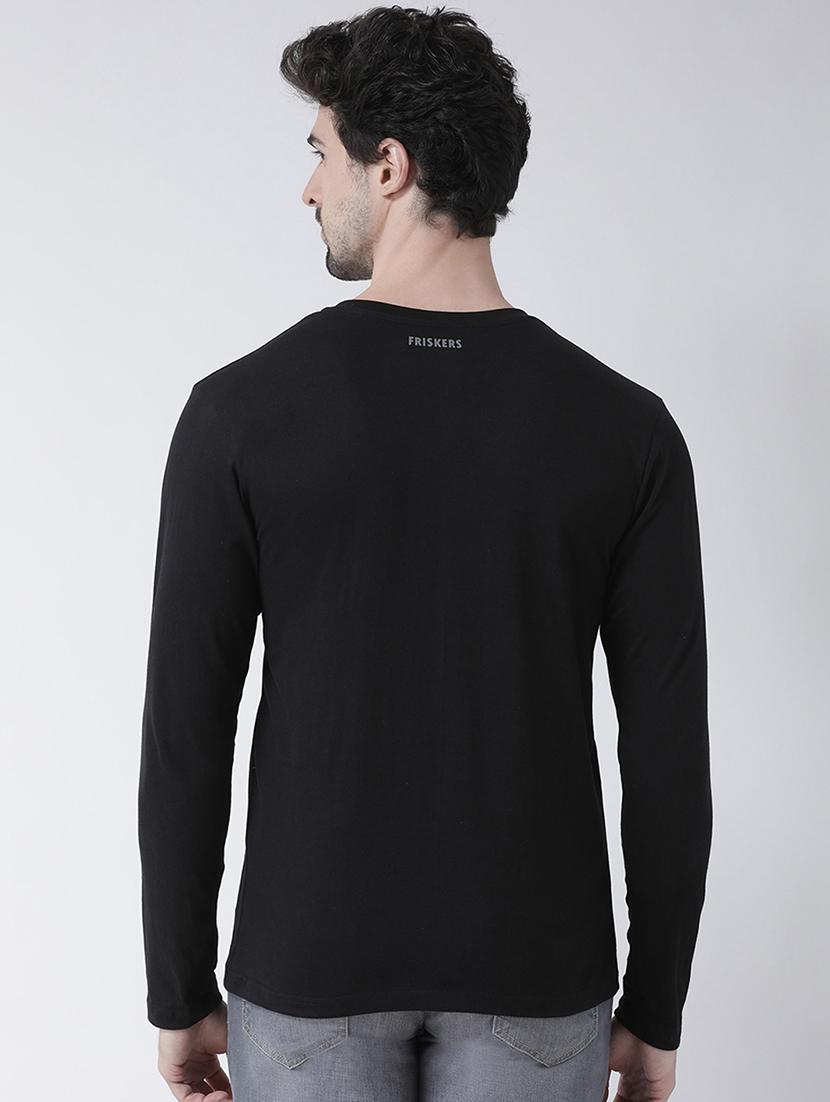 black solid t-shirt - 17264528 - Zoom Image - 3