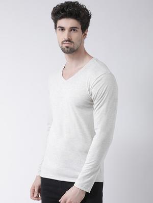 grey solid t-shirt - 17264531 - Standard Image - 2