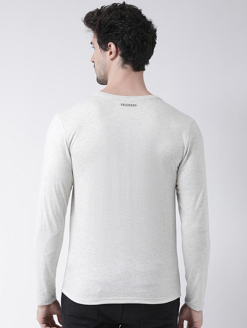 grey solid t-shirt - 17264531 - Zoom Image - 3