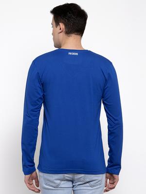 blue solid t-shirt - 17264532 - Standard Image - 3