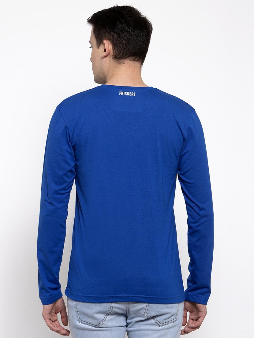 blue solid t-shirt - 17264532 - Zoom Image - 3
