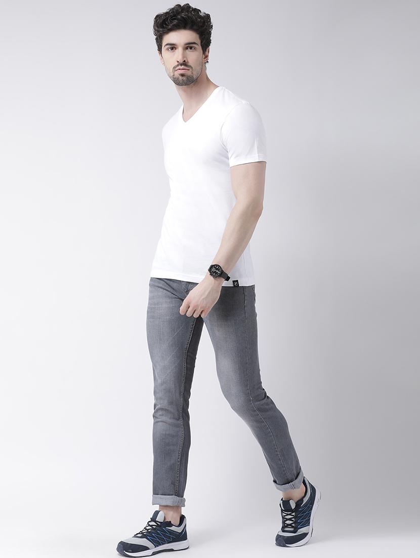 white solid t-shirt - 17264539 - Zoom Image - 4