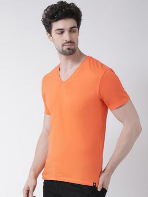 orange solid t-shirt - 17264544 - Standard Image - 2