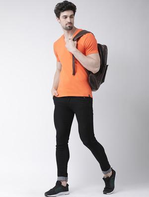 orange solid t-shirt - 17264544 - Standard Image - 4