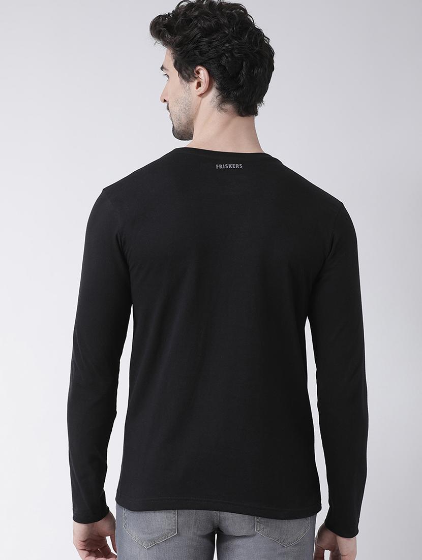 black solid t-shirt - 17264551 - Zoom Image - 3