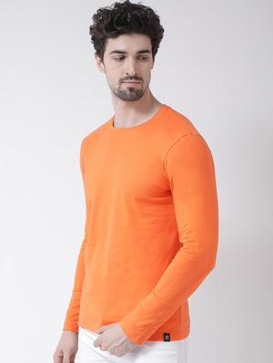 orange solid t-shirt - 17264556 - Standard Image - 2
