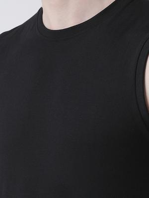 black solid t-shirt - 17264563 - Standard Image - 5