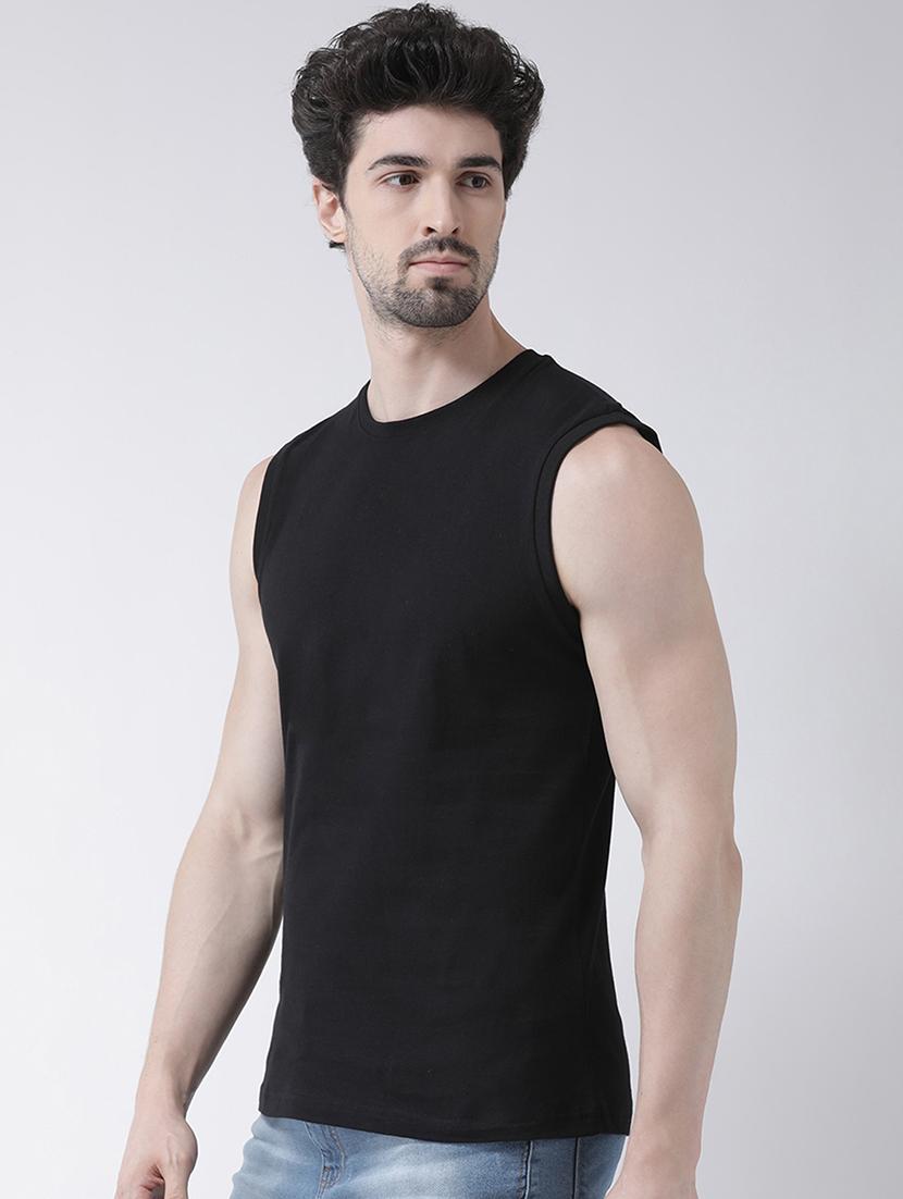 black solid t-shirt - 17264563 - Zoom Image - 2