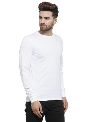 white solid t-shirt - 17264576 - Standard Image - 2