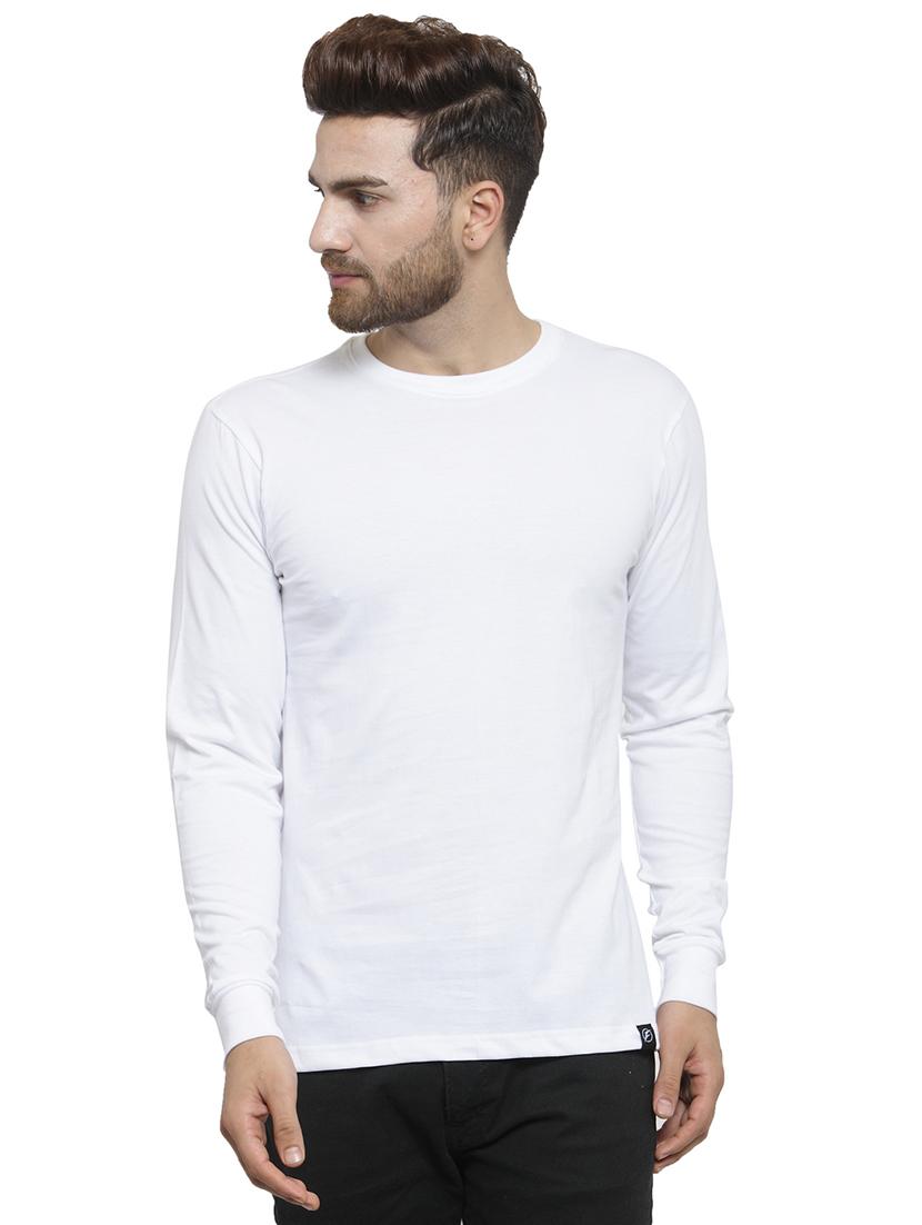 white solid t-shirt - 17264576 - Zoom Image - 1