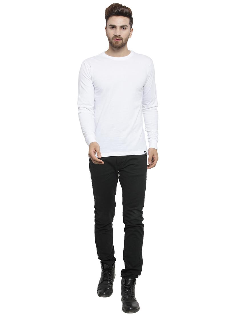 white solid t-shirt - 17264576 - Zoom Image - 4
