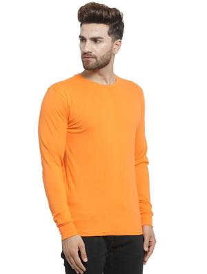 orange solid t-shirt - 17264580 - Standard Image - 2