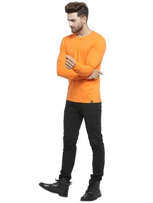 orange solid t-shirt - 17264580 - Standard Image - 4