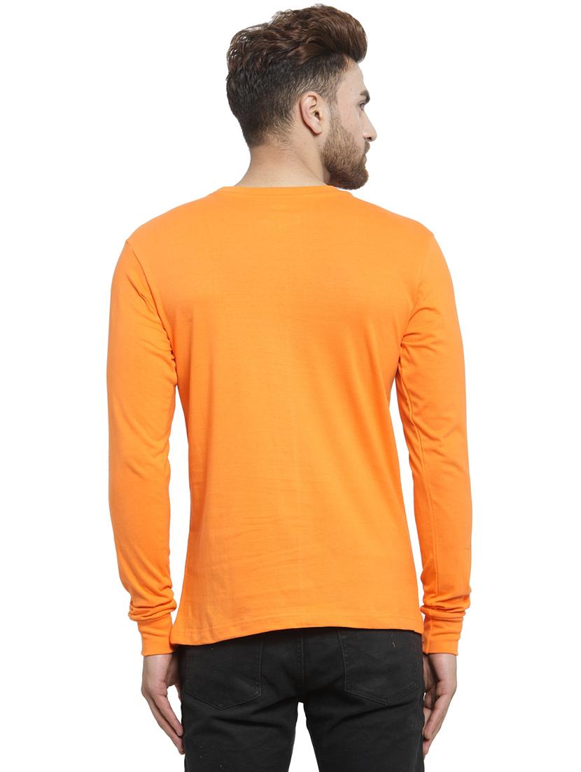 orange solid t-shirt - 17264580 - Zoom Image - 3
