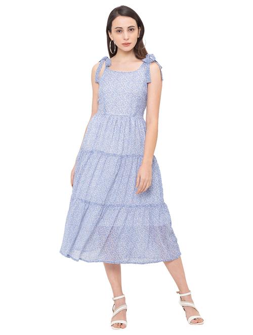 ditsy floral tiered dress - 17264603 - Standard Image - 1