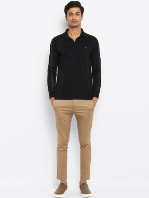 beige solid chinos - 17264666 - Standard Image - 4