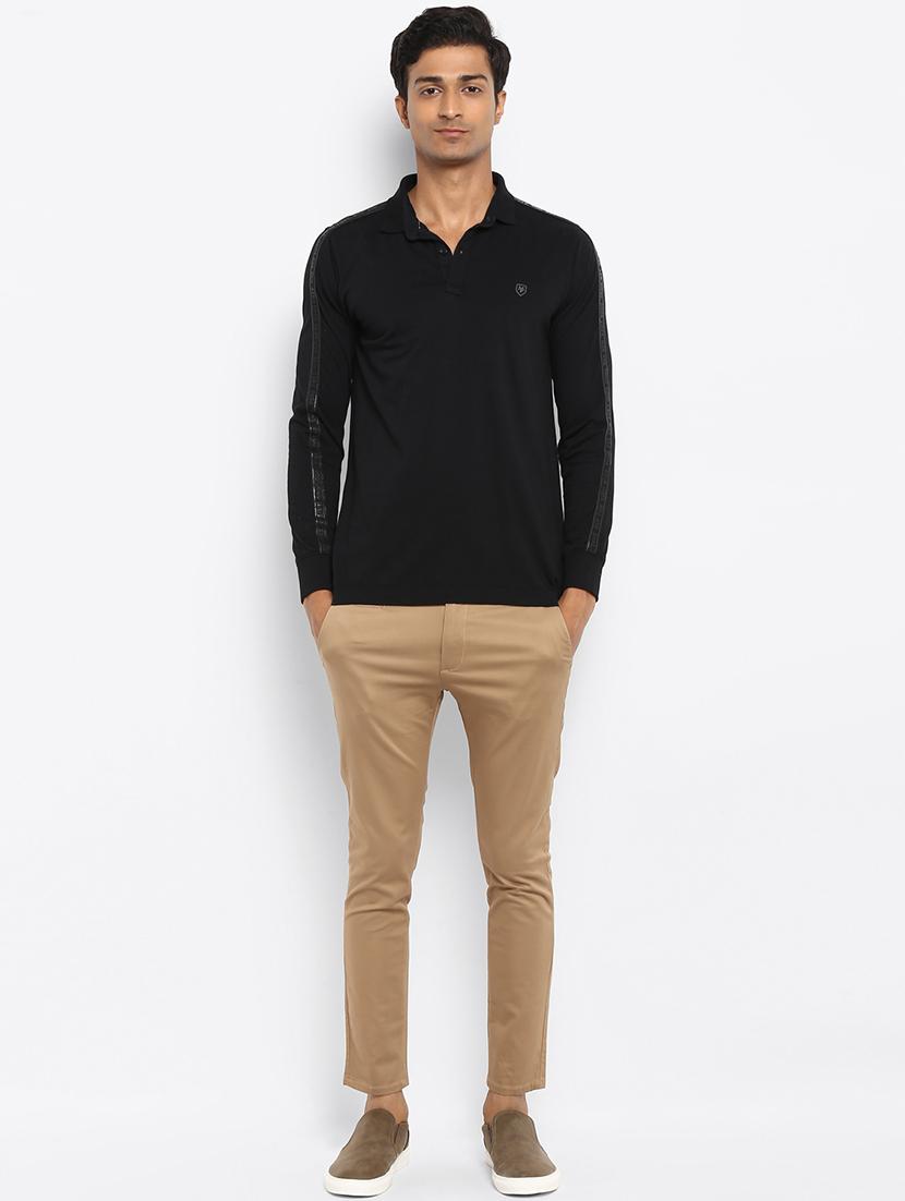 beige solid chinos - 17264666 - Zoom Image - 4