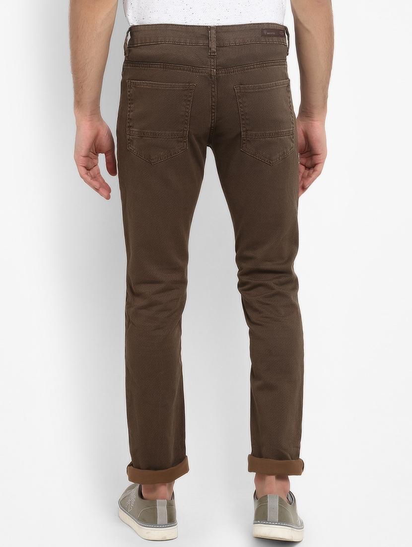 brown printed denim jeans - 17264667 - Zoom Image - 3