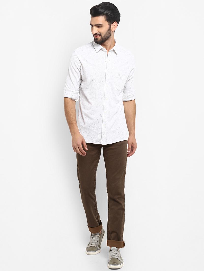 brown printed denim jeans - 17264667 - Zoom Image - 4