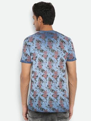 blue printed t-shirt - 17264683 - Standard Image - 3