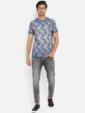 blue printed t-shirt - 17264683 - Standard Image - 4