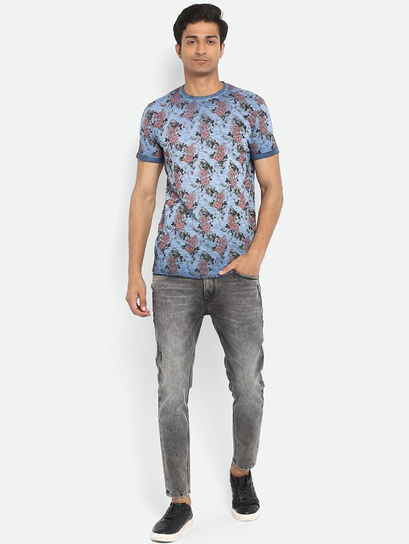 blue printed t-shirt - 17264683 - Zoom Image - 4