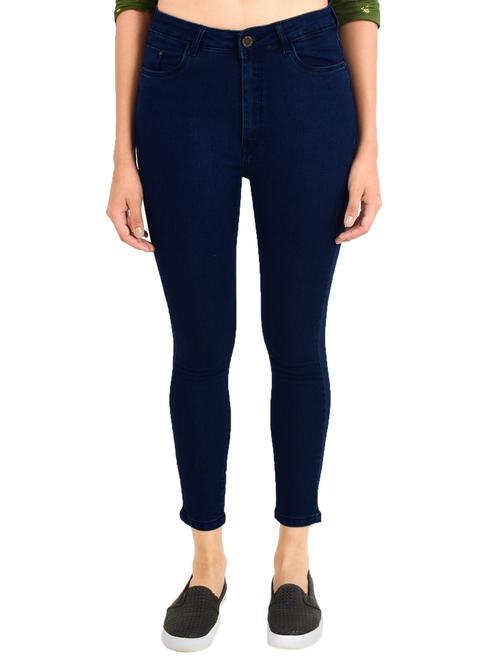 high rise ankle length jeans - 17265039 - Standard Image - 1
