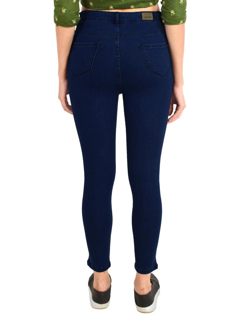 high rise ankle length jeans - 17265039 - Zoom Image - 3